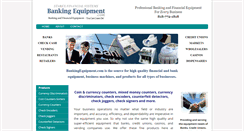 Desktop Screenshot of bankingequipment.com